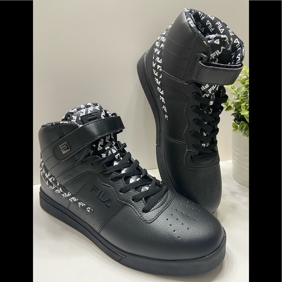 NEW Fila Mens Vulc 13 Bandana Multilogo Lifestyle High-Top Sneakers Shoes 11.5 - Picture 9 of 9